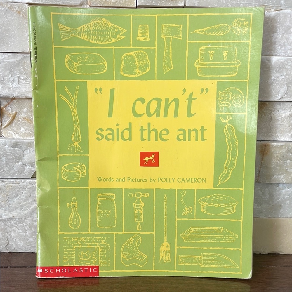 Vintage Scholastic 'I Can't' Said the Ant Book